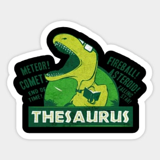 Thesaurus funny Sticker